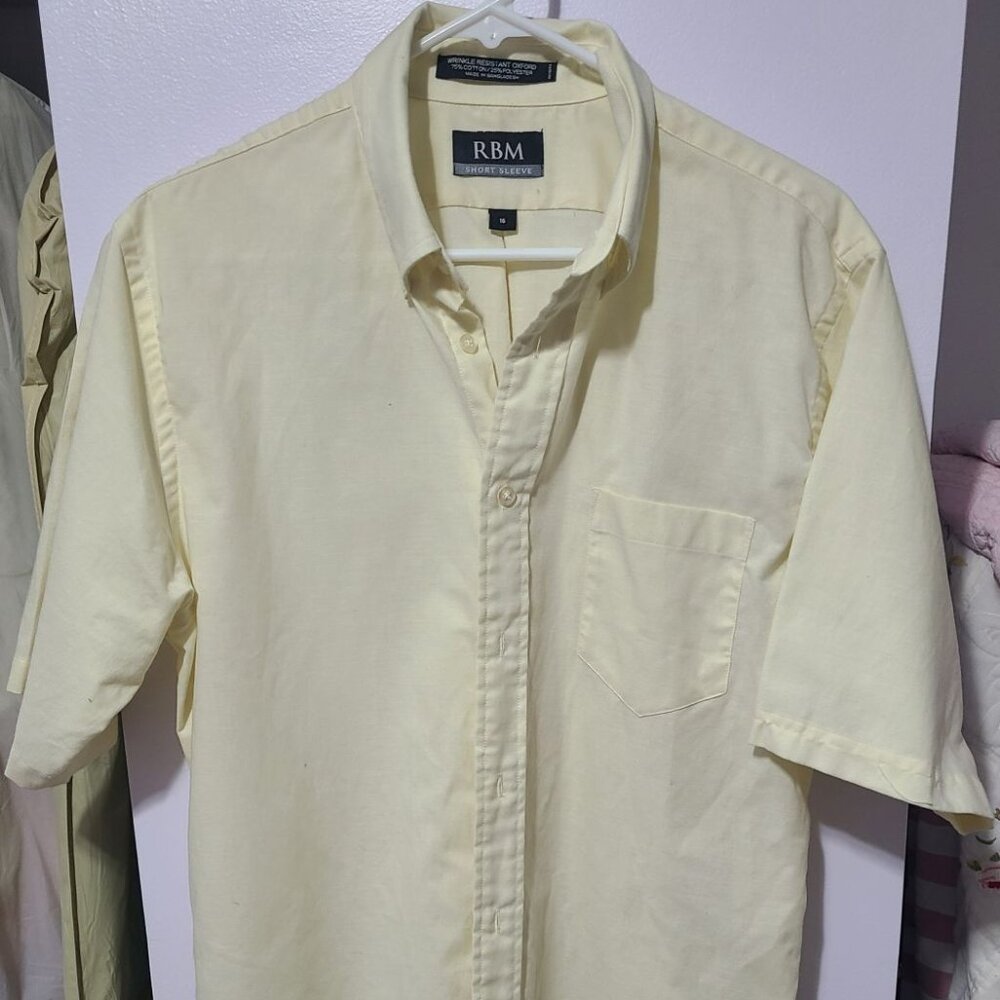 Men's Large RBM Cotton Blend SS Shirt